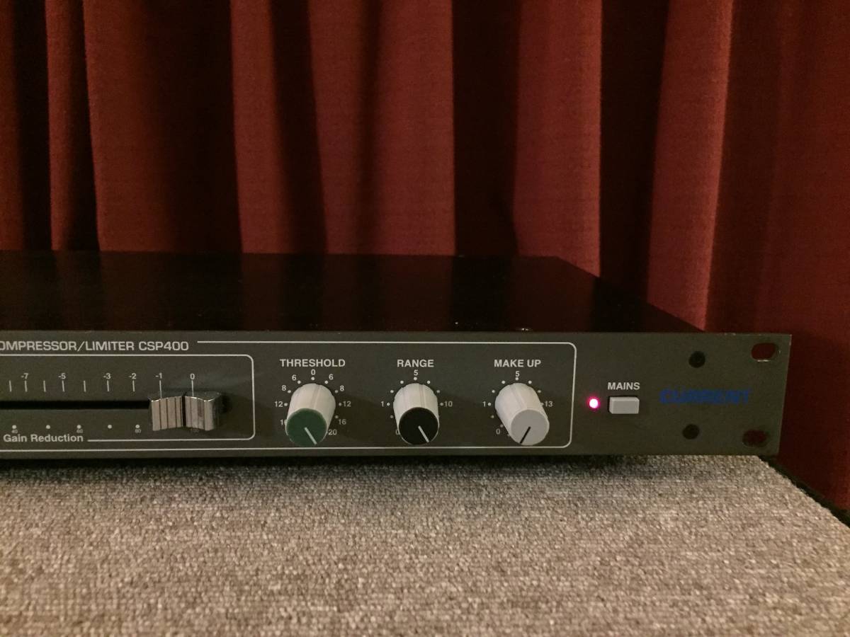 (新品同様 取説付）CRRENT CSP 400 ( 可動式のムービングフェーダー STEREO コンプレッサー) API 1176 1178 NEVE ssl SPL urei_画像5