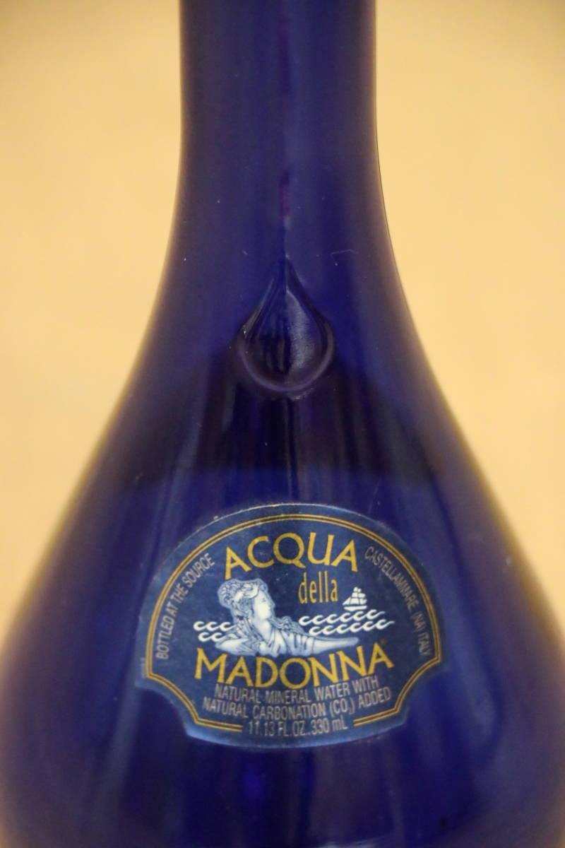 アクアマドンナ・ウォーター　空瓶7個セット　水　インテリア　ディスプレイ　深い青　壺型ボトル_画像6