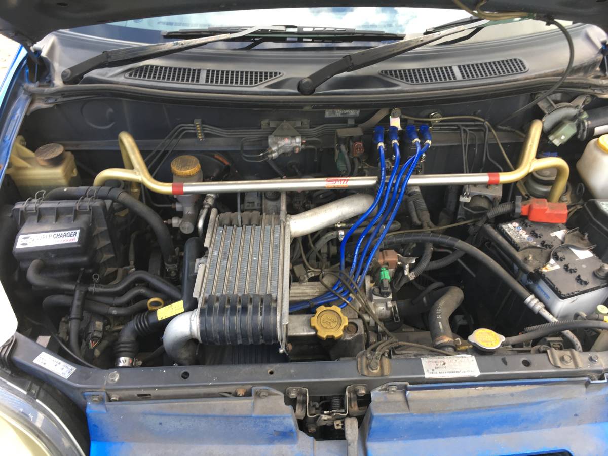 プレオ RS リミテッドⅡ スーパーチャージャー 5速MT 4WD ブルー www