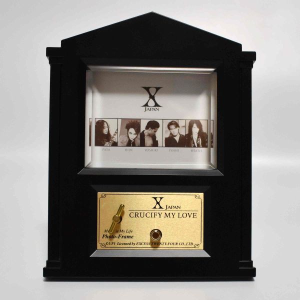 X JAPAN オルゴール付きフォトスタンド 写真立て CRUCIFY MY LOVE www
