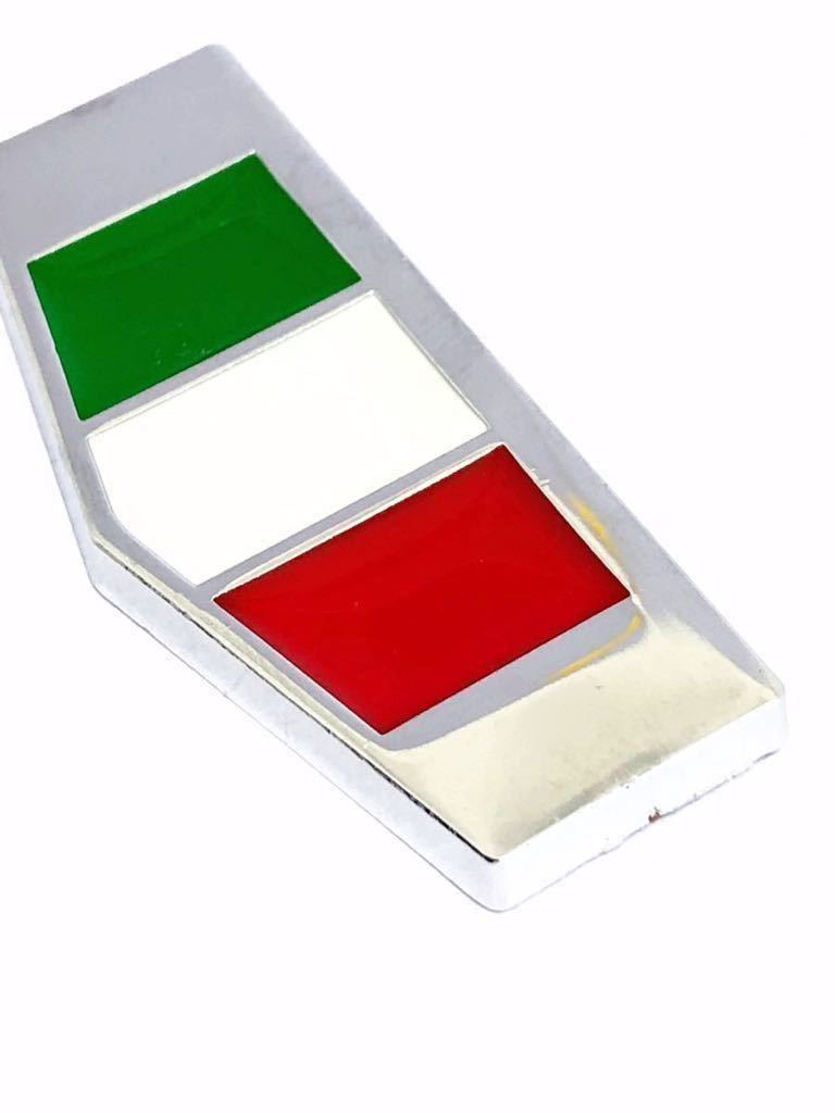 K 緑 イタリア 国旗 ステッカー バルブキャップ エンブレム アバルト ABARTH 595 500 124 スパイダー 595C 500C_画像2