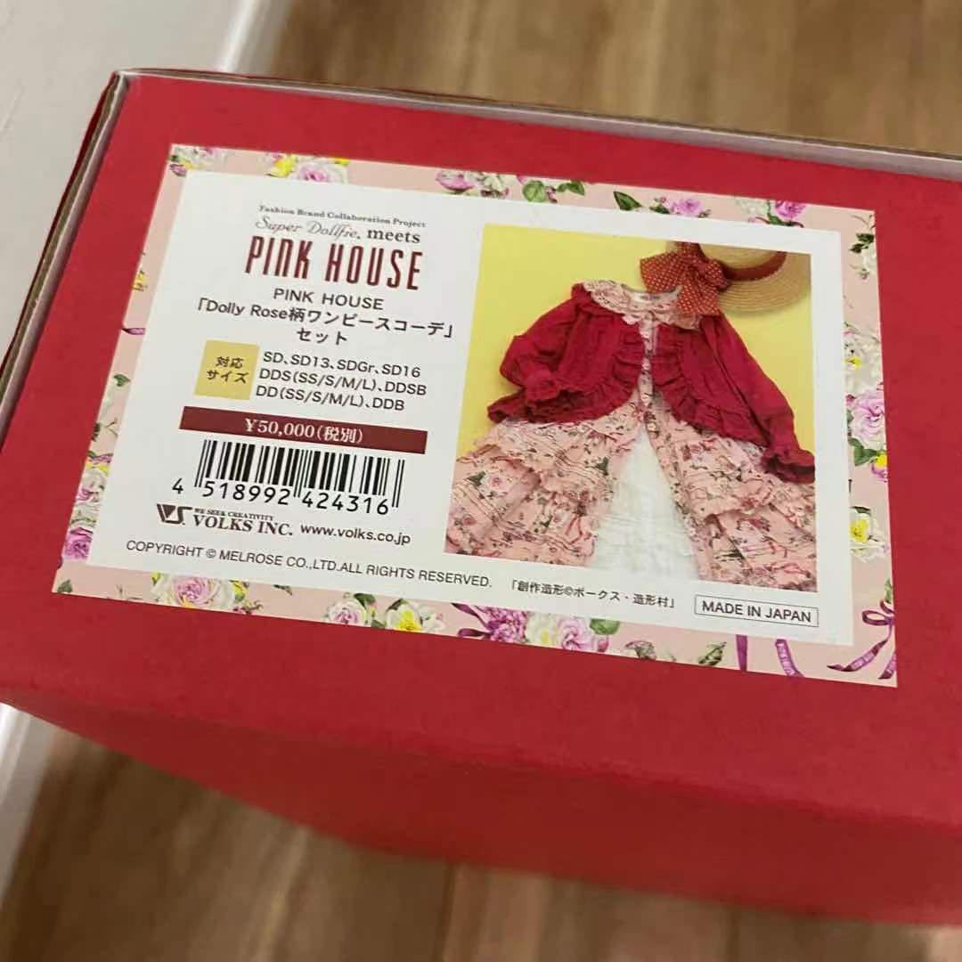 新品* ボークス SD SDGR ピンクハウス pinkhouse dolly rose柄