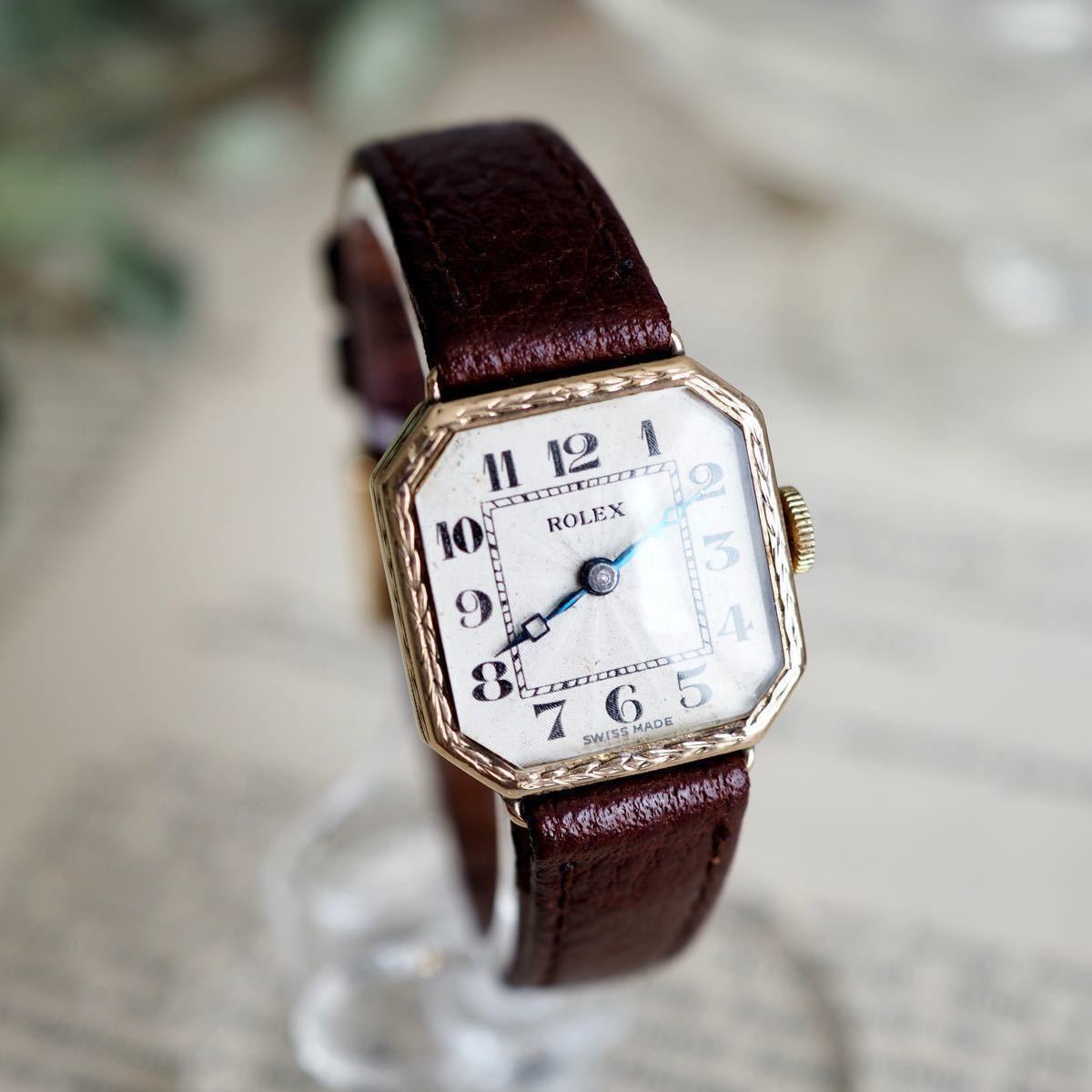 超希少 ROLEX ロレックス 金無垢 1930年代 オクタゴンケース 超希少 ROLEX ロレックス 金無垢 1930年代 オクタゴンケース