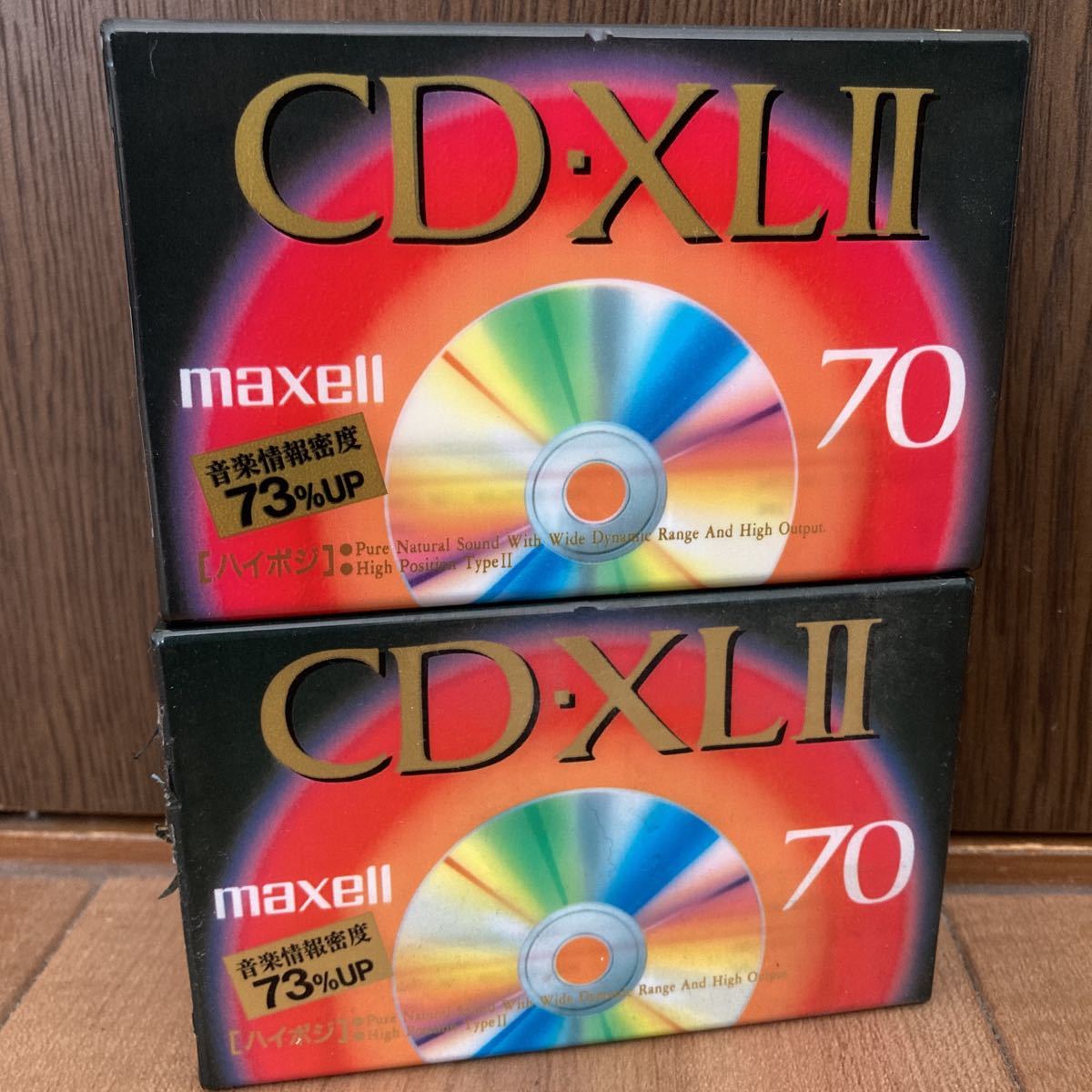maxell カセットテープ　CD-XLⅡ 70 ハイポジ　2本セット　★送料無料_画像1