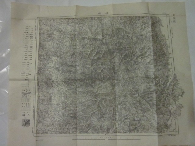 古地図　盛岡　20万分の1地勢図◆昭和22年◆岩手県_画像1