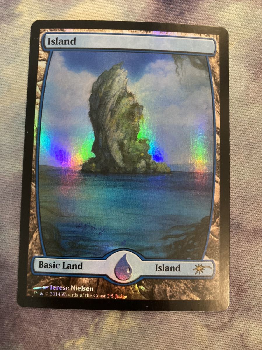 PROMO 島　ジャッジ褒賞　英FOIL1枚　mtg ニールセン_画像1