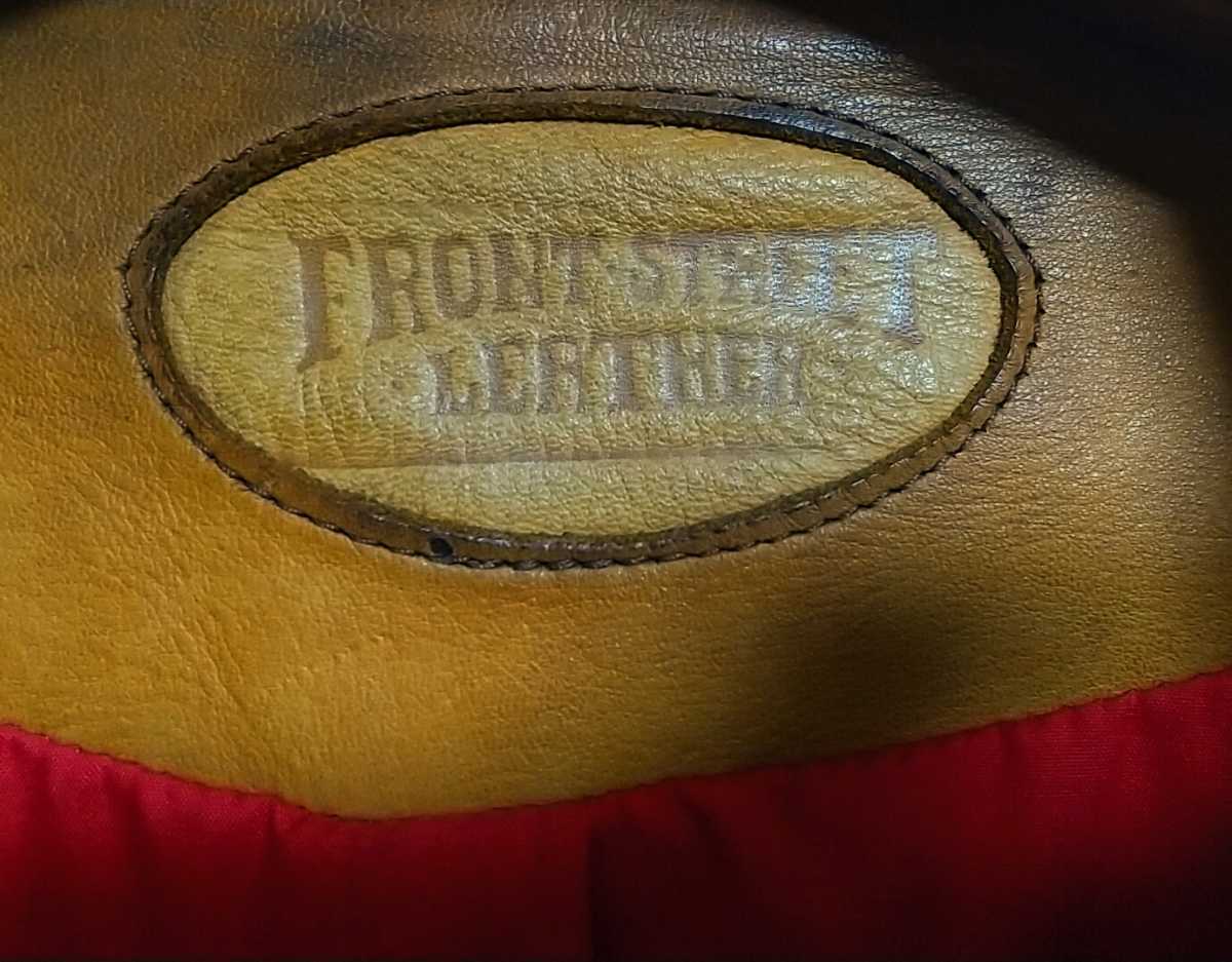 71%以上節約 超希少 FRONT STREET LEATHER ディアスキン レザーシャツ