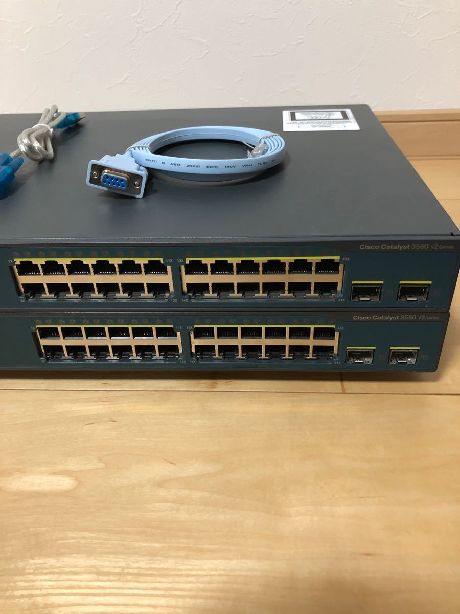 CCNA、CCNP】2台Cisco Catalyst L3スイッチ3560 | contifarma.pe