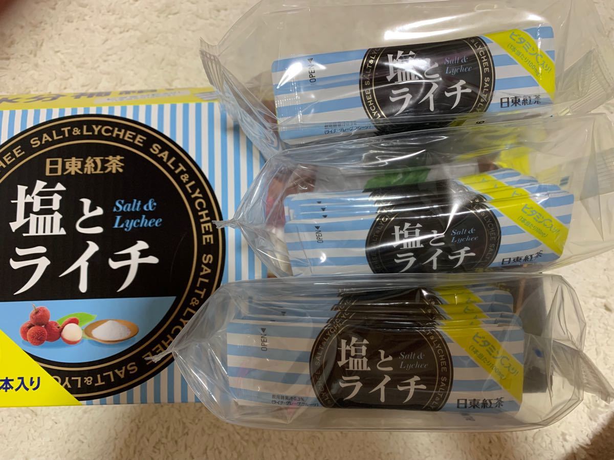 日東紅茶 塩とライチ(salt&lychee) 30本セット