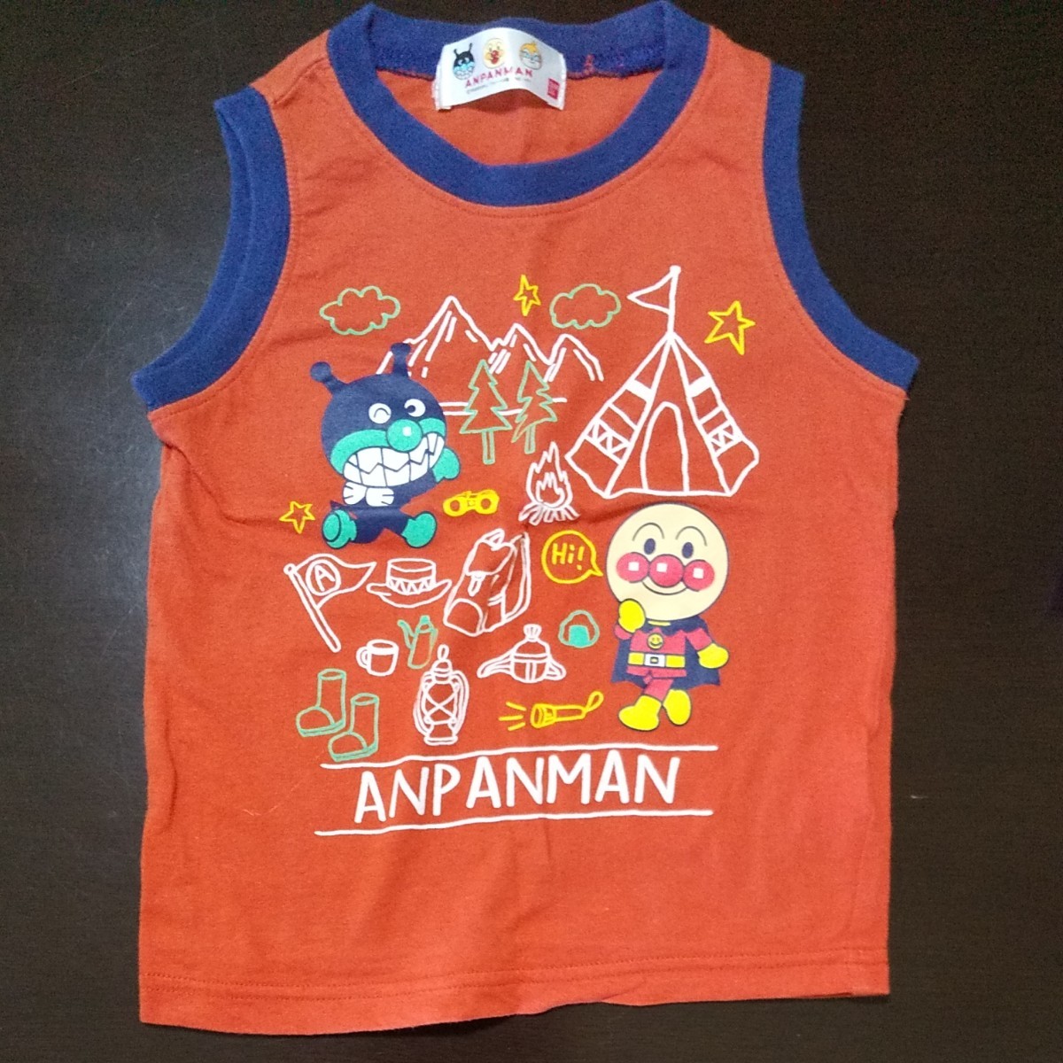 アンパンマン 半袖Tシャツ タンクトップ 2枚セット 90
