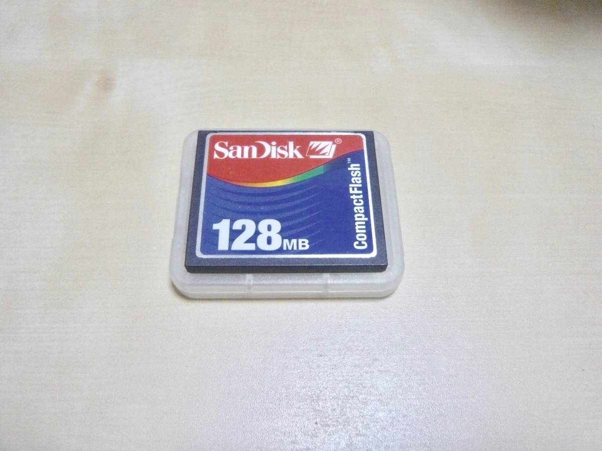 【 128MB 】 SanDisk サンディスク コンパクトフラッシュ_画像1