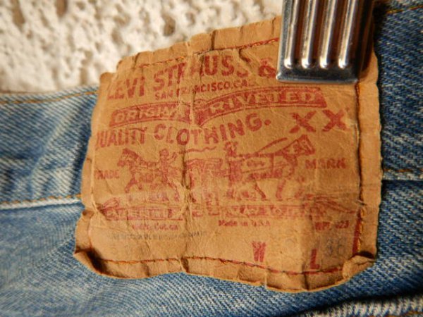 ｎ7704　レア　Levis　リーバイス　501　アメリカ製　ｗ30　vintage　ビンテージ　ボタン裏刻印525　デニム　ジーンズ　パンツ　人気_画像8