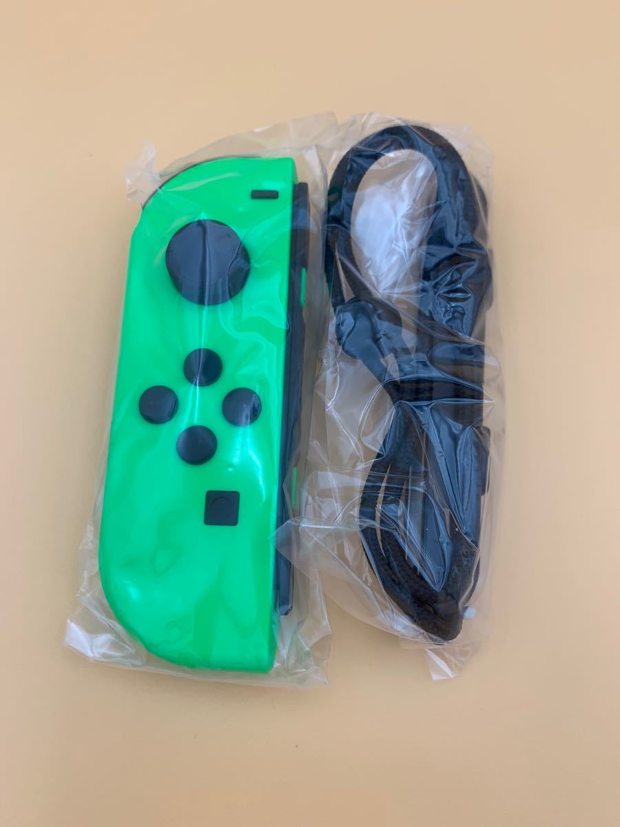 Nintendo switch ニンテンドースイッチ Joy-Con ジョイコン (L) グリーン ストラップ付き