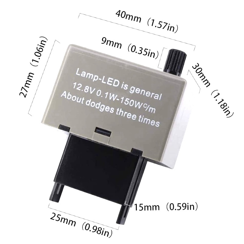 レクサス アンサーバック 対応 8ピン 8PIN IC ウインカー リレー ハイフラ 防止 LED 点滅間隔調整可能 GS350 GS430 GS450h_画像4