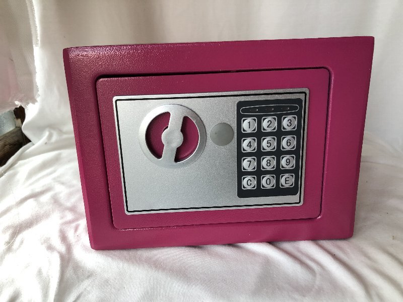  new goods home use small size safe safety BOX pink 