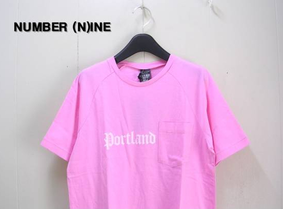 3 新品【NUMBER (N)INE RAGLAN T-SHIRTS New York S14-NT08 PINK ナンバーナイン Tシャツ ラグラン ニューヨーク ピンク】_画像2