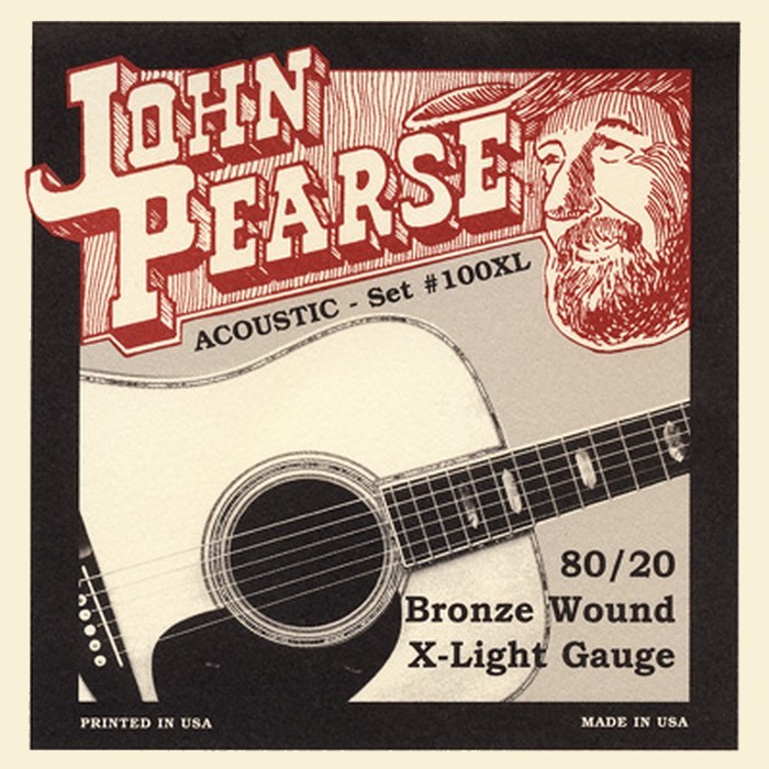 John Pearse #100XL Extra Light 010-047 80/20 Bronze ジョン