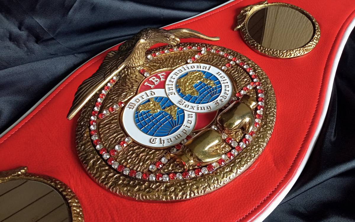 *IBF Champion belt * replica * new goods * full size * fan shide .. excellent article!* boxing *