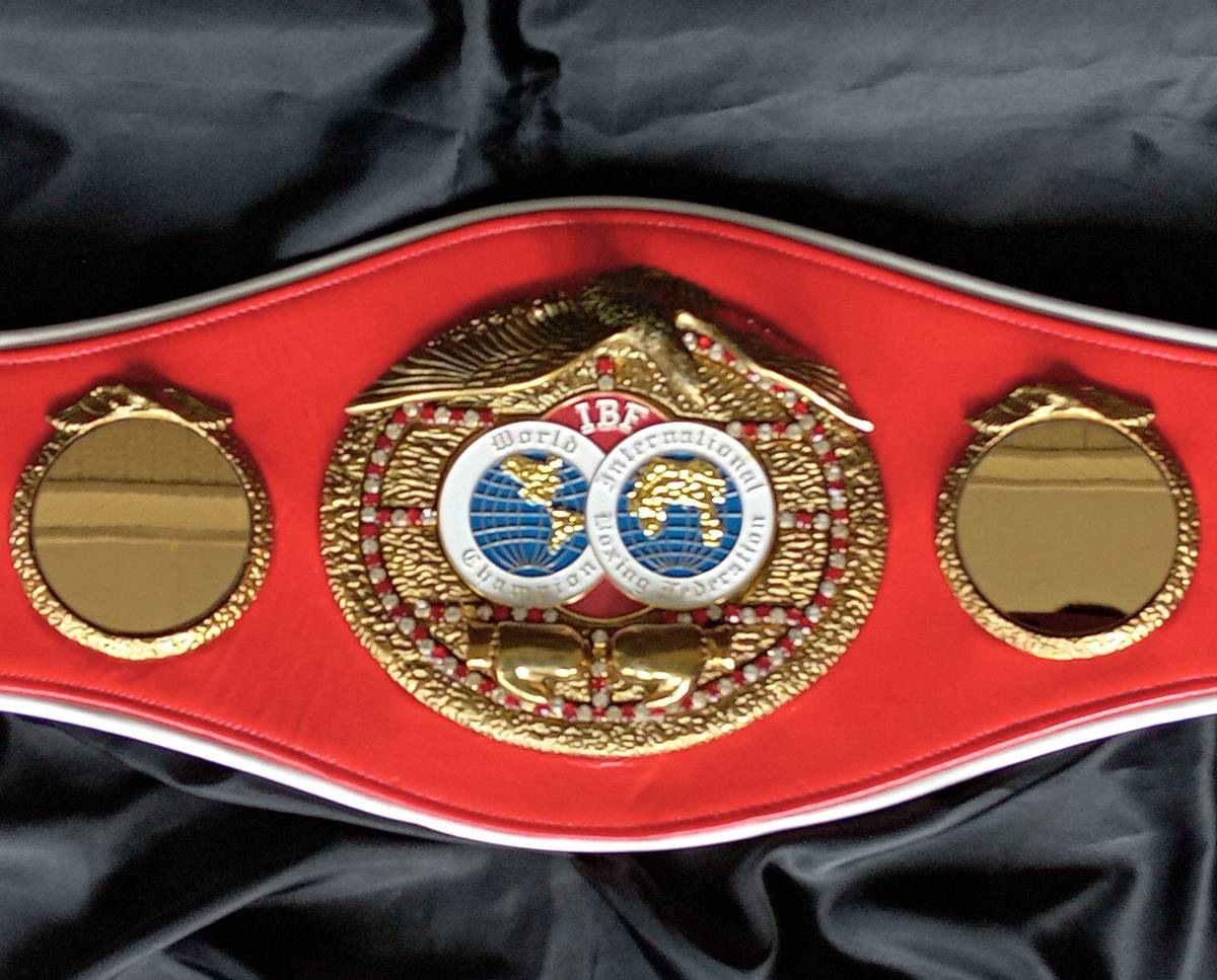 *IBF Champion belt * replica * new goods * full size * fan shide .. excellent article!* boxing *