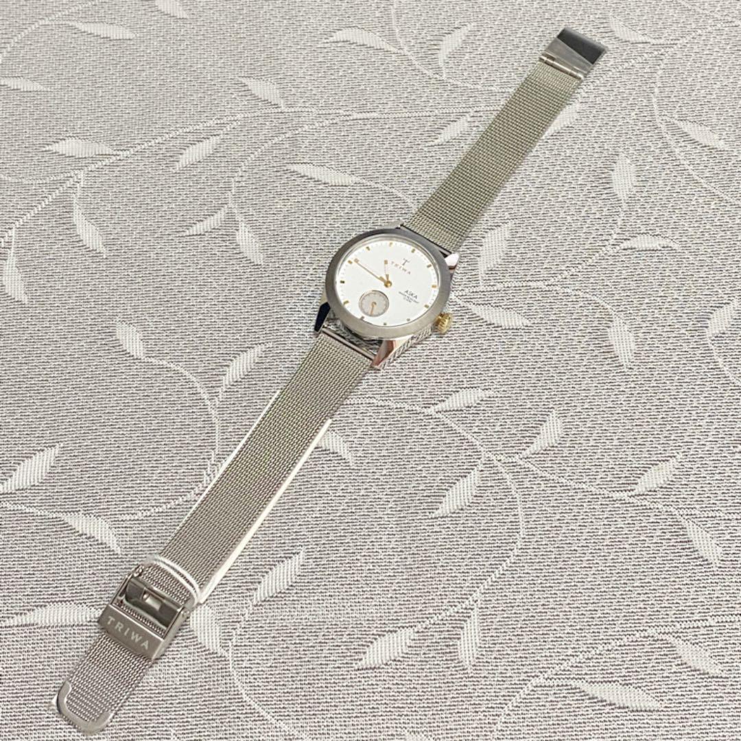 TRIWA トリワ　レディース腕時計　シルバー　36mm 新品未使用　長期保管品　ステンレス_画像2