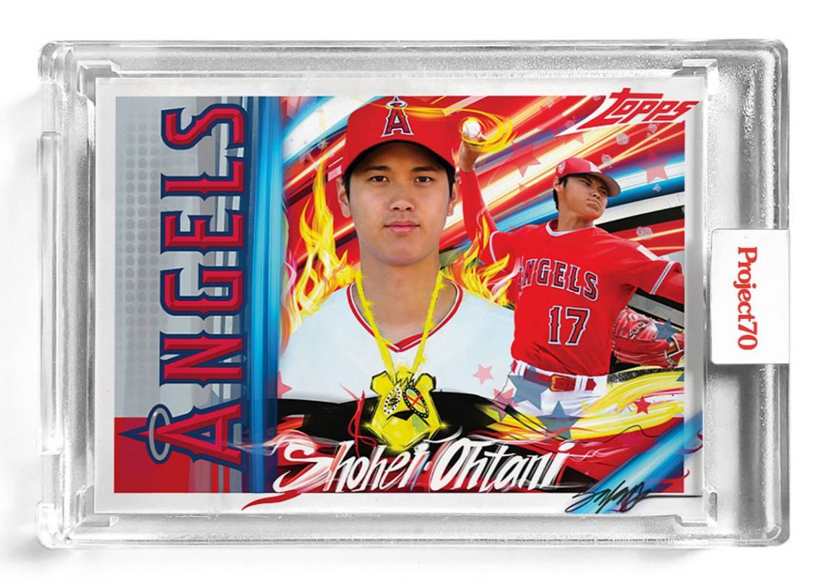 大谷翔平 Topps Project70 Card 450 - 1960 Shohei Ohtani by King Saladeen_画像1