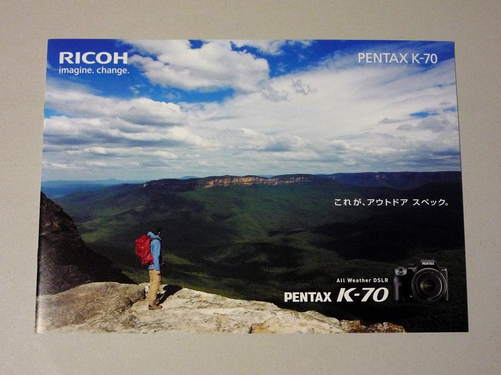 [ catalog only * not yet read ] Pentax PENTAX K-70 digital single‐lens reflex camera catalog 2016 year 6 month 