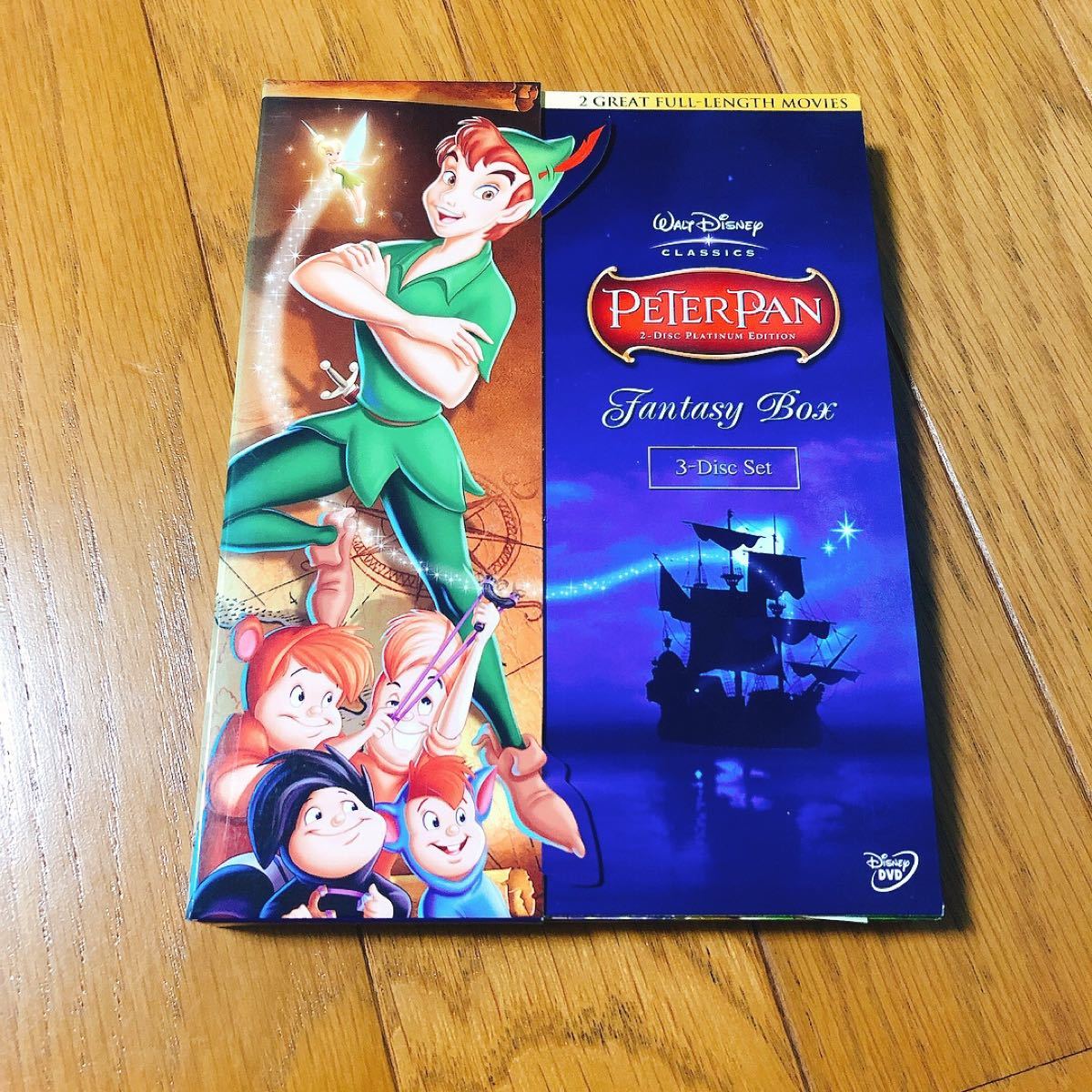 限定品!!ピーターパンDVD プラチナエディションファンタジーボックス