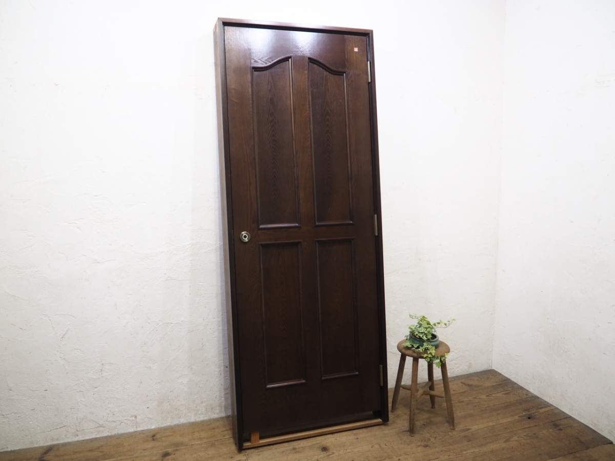 最新情報 タ荷X0561◇本体【H205,5cm×W80cm】◇木枠付き◇レトロモダン