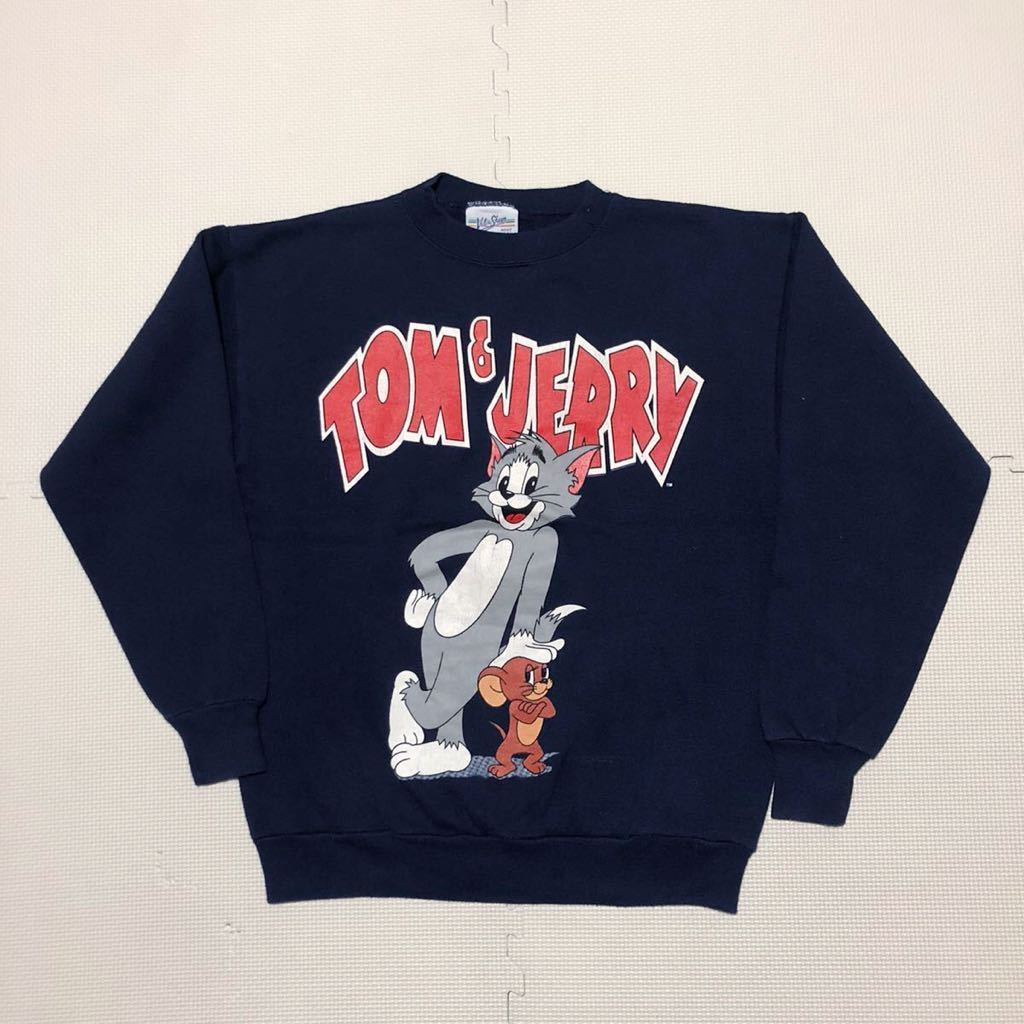 ★ Velva Sheen ベルバシーン 80's VINTAGE!! TOM&JERRY トムとジェリー スウェット トレーナー M