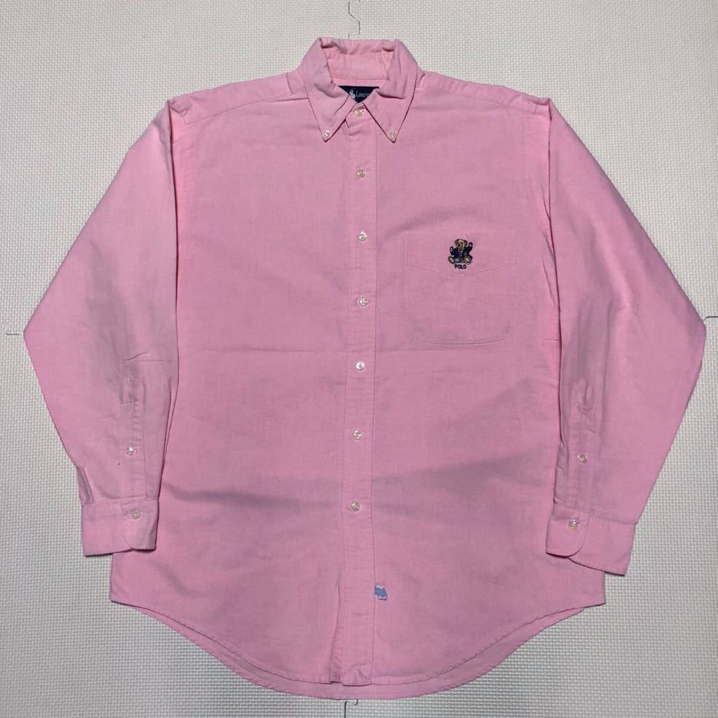 【高価値】 ★ Ralph Lauren ラルフローレン ポロベアー 90's 長袖シャツ S Sサイズ 【高価値】 ★ Ralph Lauren ラルフローレン ポロベアー 90's 長袖シャツ S Sサイズ