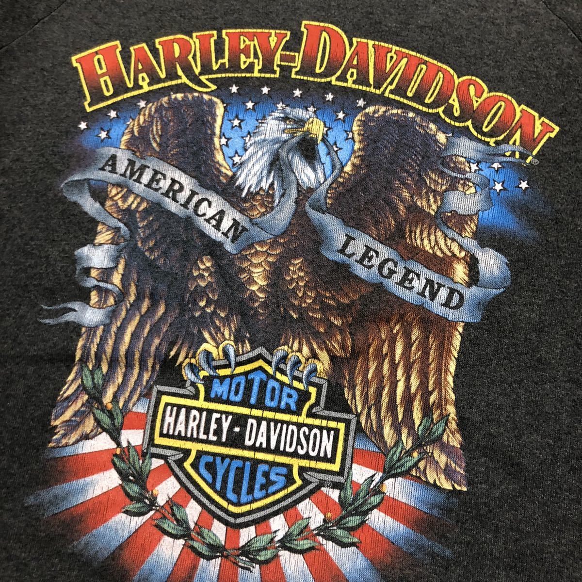 ★ Harley Davidson ハーレーダビッドソン 3D エンブレム 90's スウェット トレーナー M デルタ DELTAボディ_画像5