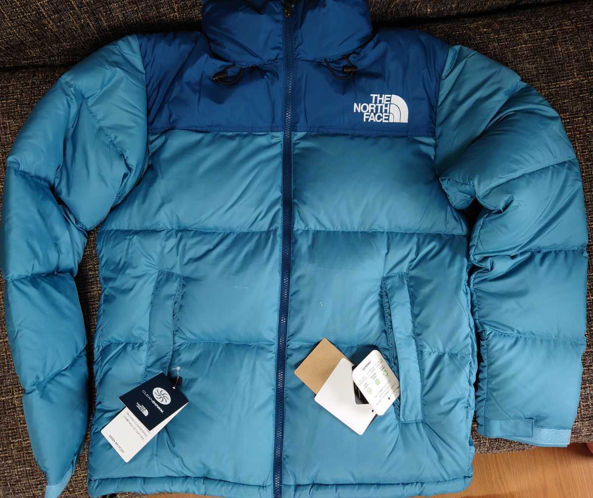 ★【大人気・新品タグ付き・送料無料】THE NORTH FACE / ザ ノース フェイス　2021 ダウン　ヌプシジャケット（メンズ）サイズL ブルー　★