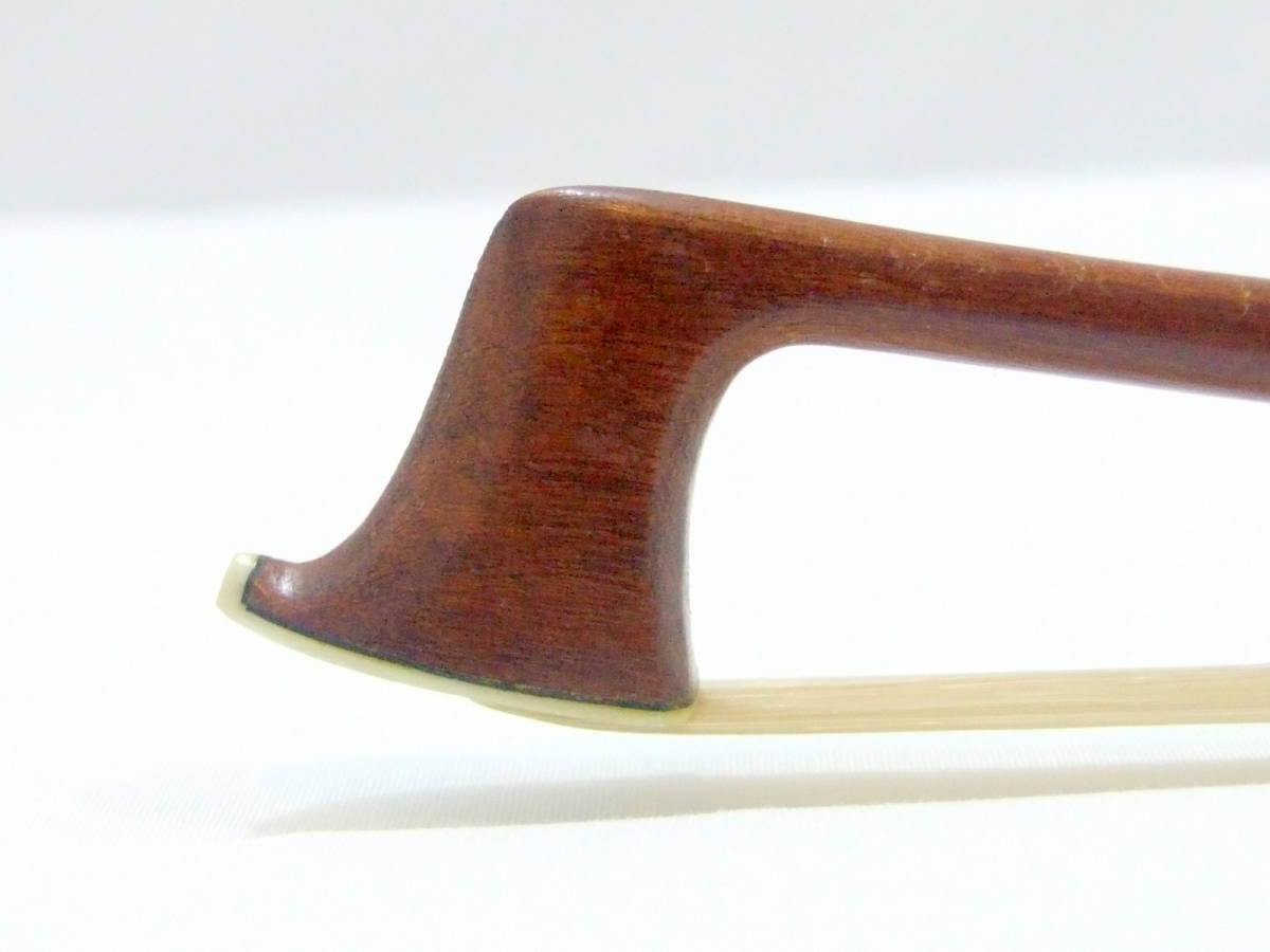 ドイツ製 バイオリン 弓 W.Prell＊刻印 4/4 BOW 毛替え済み 上質素材