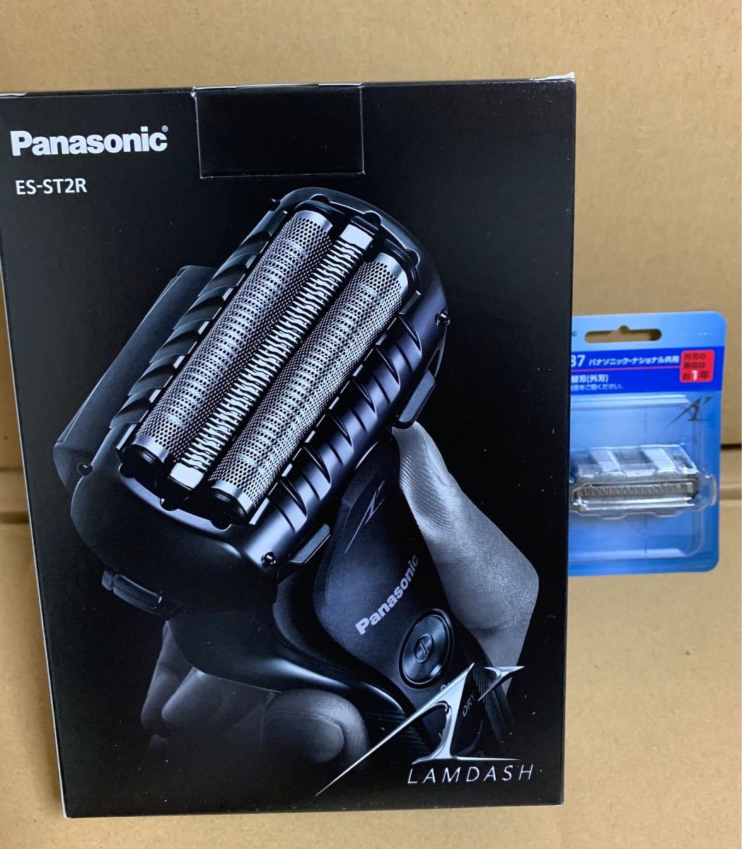 新品未使用　Panasonic パナソニックラムダッシュ メンズシェーバー 電気シェーバー 3枚刃 ES-ST2R-K 