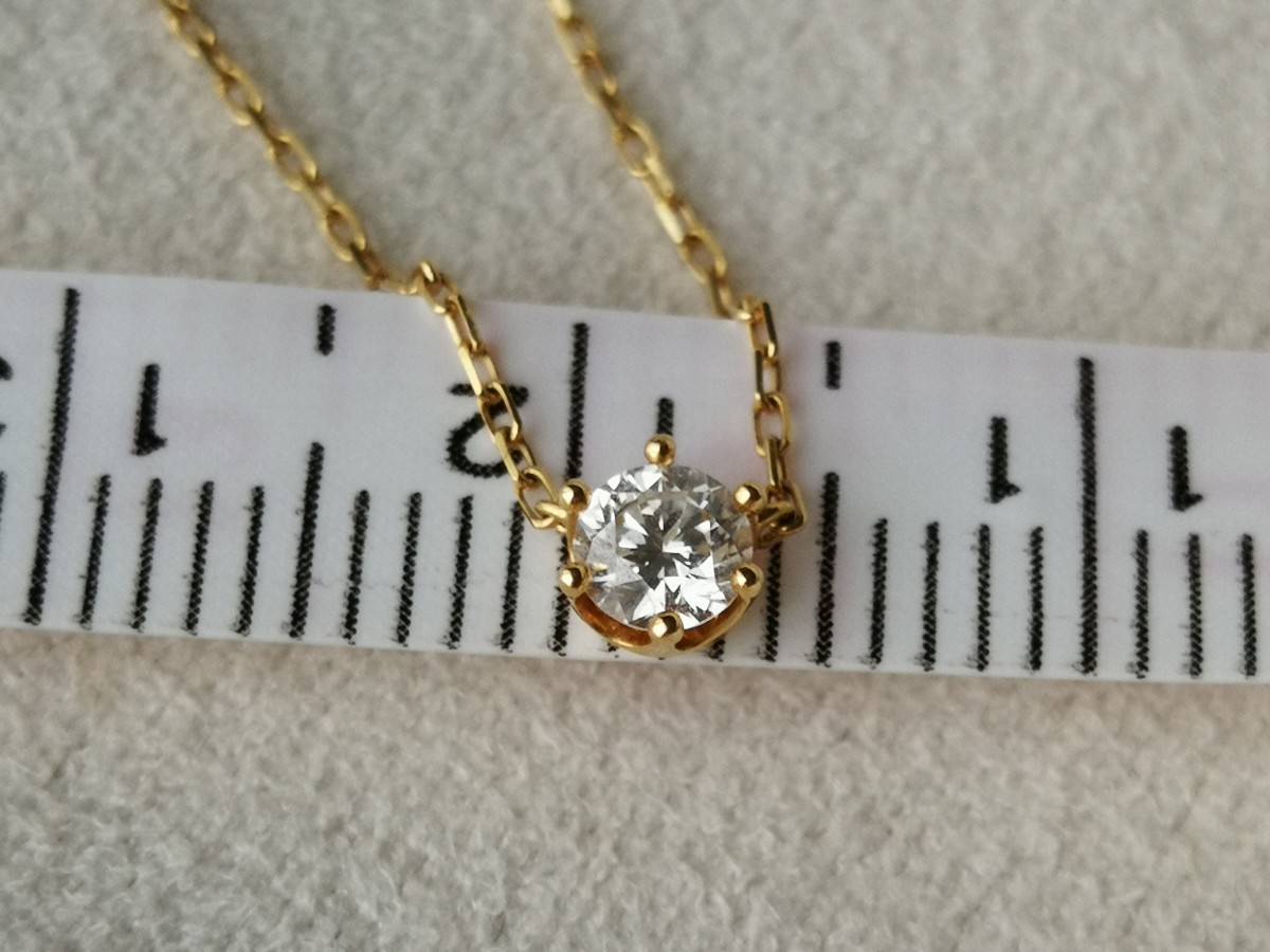 Orefice オレフィーチェ メアリー ネックレス K18YG 0.15ct