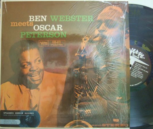 ３枚で送料無料【独Speakers Corner/Verve】Ben Webster & Oscar Peterson/Ben Webster Meets Oscar Peterson_画像1