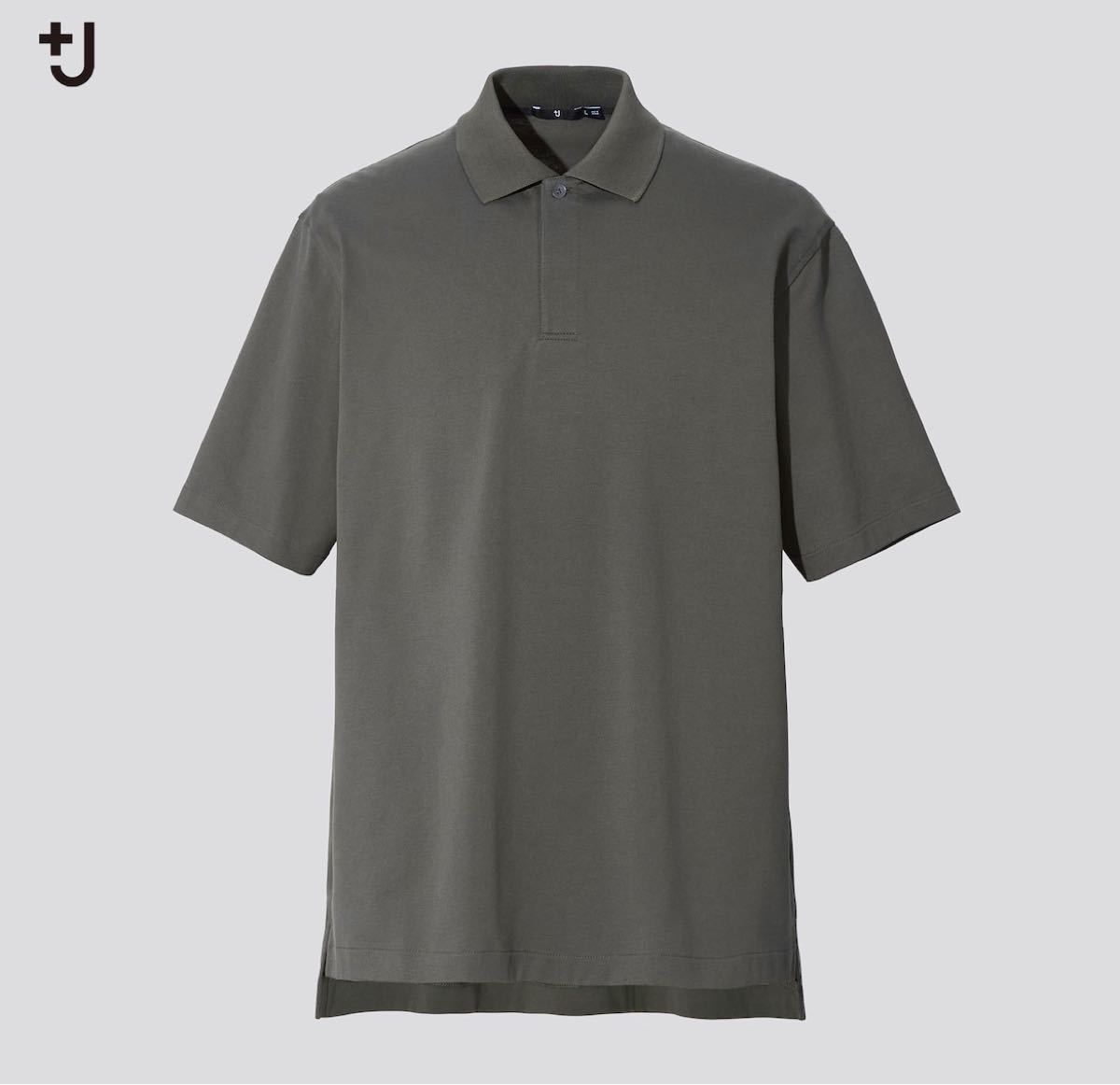 UNIQLO +J リラックスフィットポロシャツ　メンズ　グリーン　S