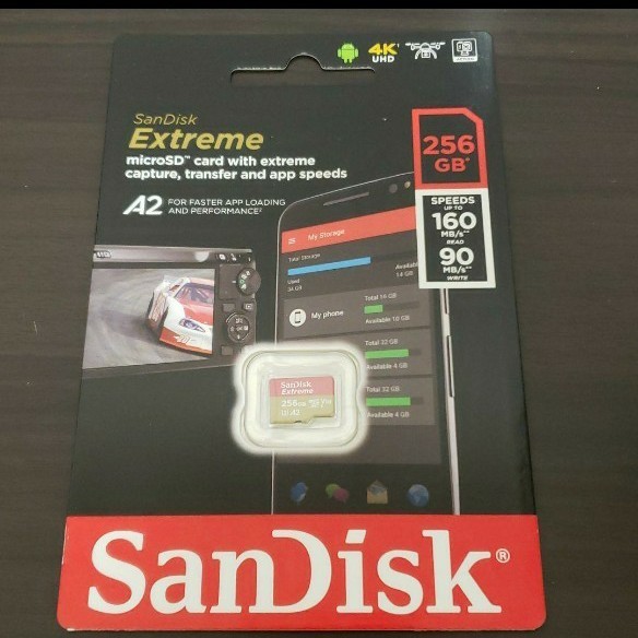 SanDisk マイクロSDカード 256GB