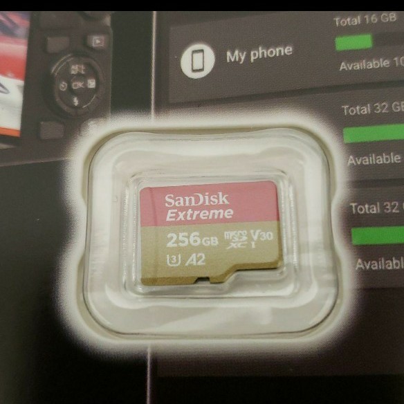 SanDisk マイクロSDカード 256GB