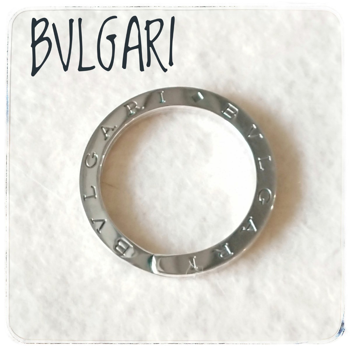 【BVLGARI ブルガリ】キーリング ネックレス ペンダントトップ ビーゼロワン ZERO1 ブルガリキーリング