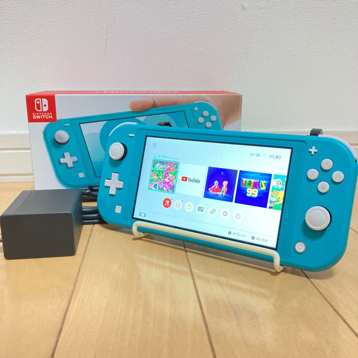 Nintendo switch lite 動作確認済み ターコイズ 任天堂スイッチライト