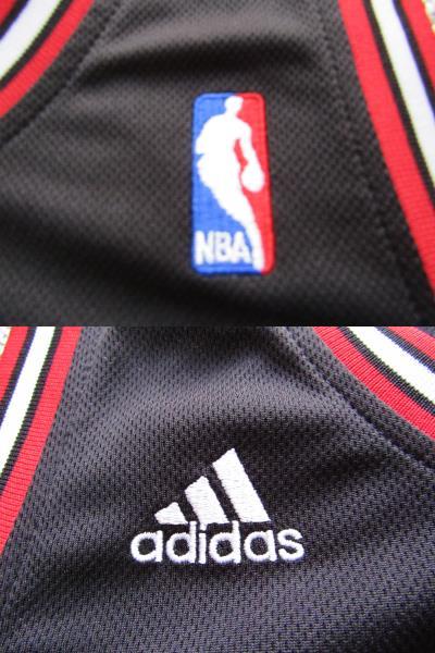 美品！ NBA ROSE #1 BULLS デリック・ローズ adidas製　シカゴ・ブルズ　アディダス ユニフォーム　ジャージ バスケ シャツ 刺繍_画像10