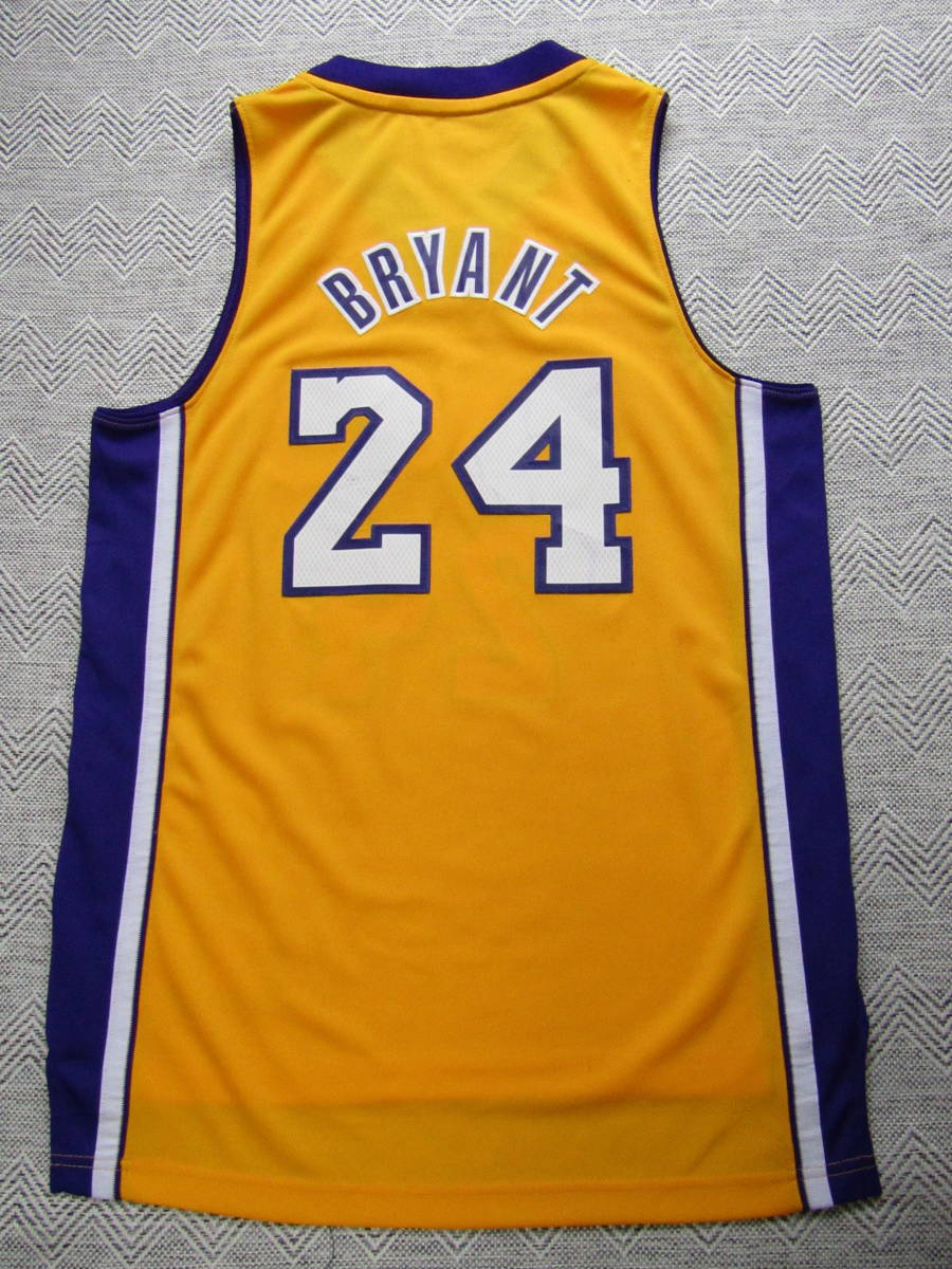 NBA LAKERS コービー・ブライアント BRYANT #24 ロサンゼルス・レイカーズ adidas アディダス製 ユニフォーム バスケ  ゲームシャツ