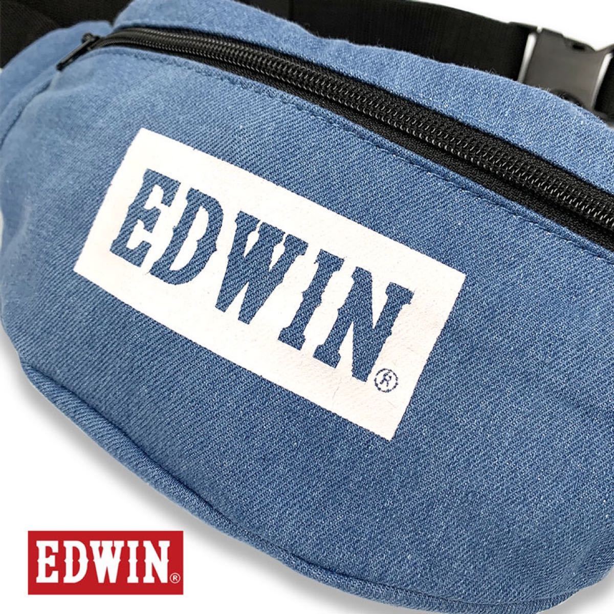 【新品】☆EDWIN ボディバッグ☆ エドウィン ウエストバッグ ウエストポーチ ミニバッグ ポーチ