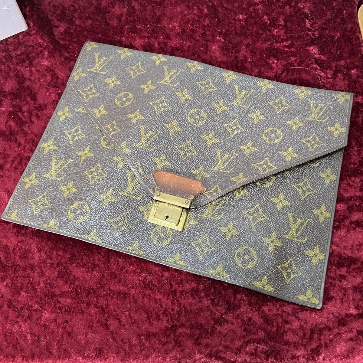 80s LOUIS VUITTON ルイヴィトン モノグラム クラッチバッグ
