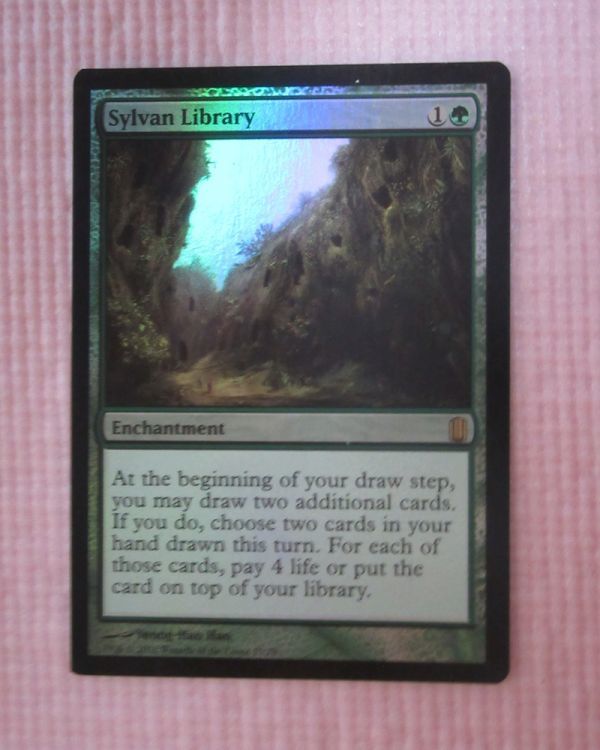 mtg foil 英語版 CMA 森の知恵/Sylvan Library 1枚まで 即決 www