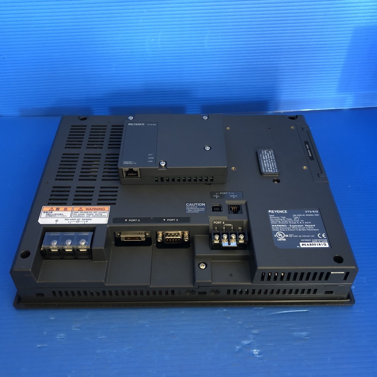 KEYENCE タッチパネルディスプレイ VT3 シリーズ 12型 SVGA TFTカラー