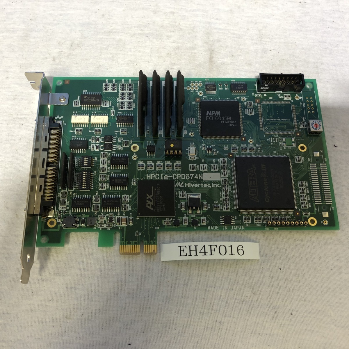 HIVERTEC モーションボード PCIeバス 4軸 HPCIe-CPD674N www ...