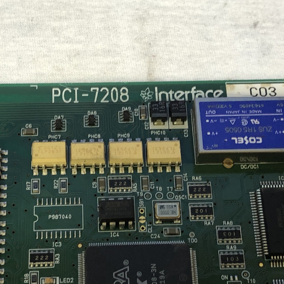 人気No.1 PCI-7208 インタフェース 4軸絶縁パルスモーション 
