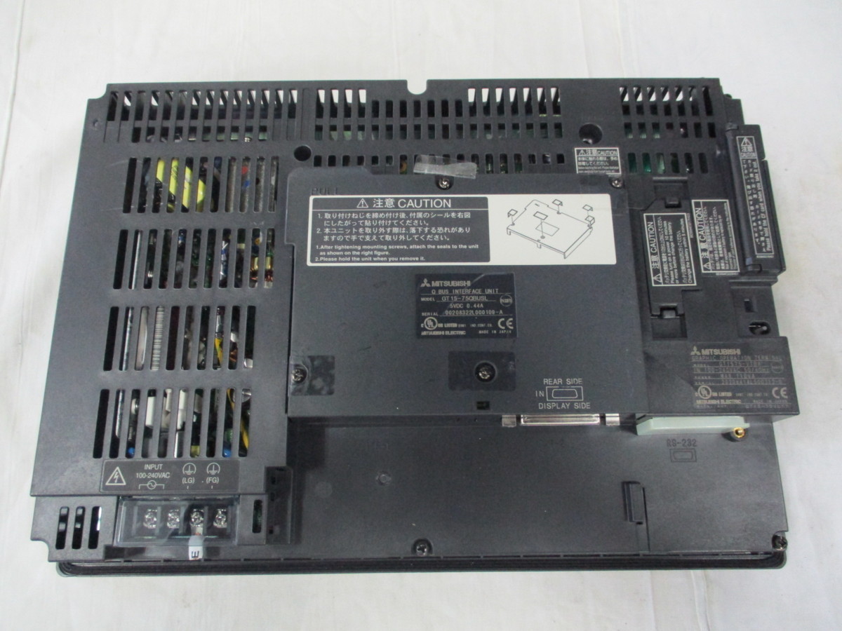 MITSUBISHI GT15-75QBUSL GT1575-VTBA タッチパネル MITSUBISHI GT15-75QBUSL GT1575-VTBA タッチパネル